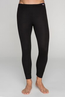 Thermoform Heavy Unisex Thermal Long Johns Pants Black - 2