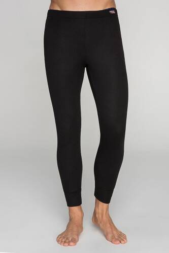 Thermoform Heavy Unisex Thermal Long Johns Pants Black - 2