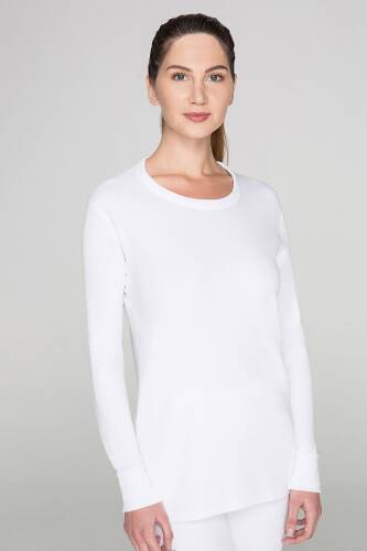 Thermoform Heavy Unisex Yetişkin Uzun Kol Termal Outdoor İçlik Fanila Beyaz - 2