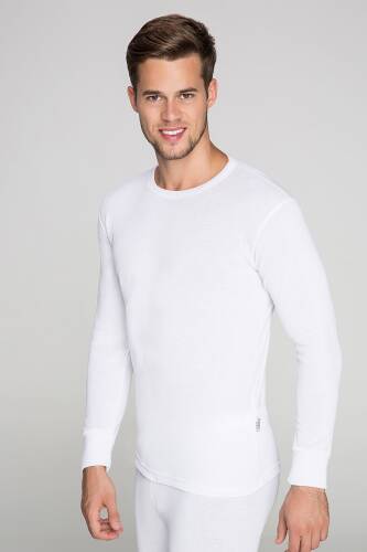 Thermoform Heavy Unisex Yetişkin Uzun Kol Termal Outdoor İçlik Fanila Beyaz - 3