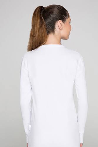 Thermoform Heavy Unisex Yetişkin Uzun Kol Termal Outdoor İçlik Fanila Beyaz - 4