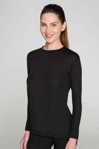 Thermoform Heavy Unisex Yetişkin Uzun Kol Termal Outdoor İçlik Fanila Siyah - 2