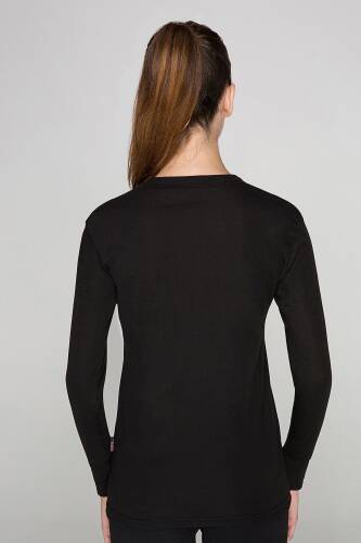 Thermoform Heavy Unisex Yetişkin Uzun Kol Termal Outdoor İçlik Fanila Siyah - 4