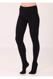 Thermoform Kadın Bambu Külotlu Çorap Siyah 3'lü Paket - 2