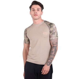 Thermoform Microfiber Short Sleeve Undershirt P.Camouflage