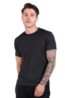 Thermoform Microfiber Kısa Kollu Fanila Siyah - 2