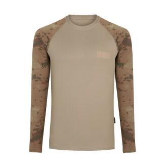 Thermoform Microfiber Long Sleeve Undershirt Jnd. Camouflage