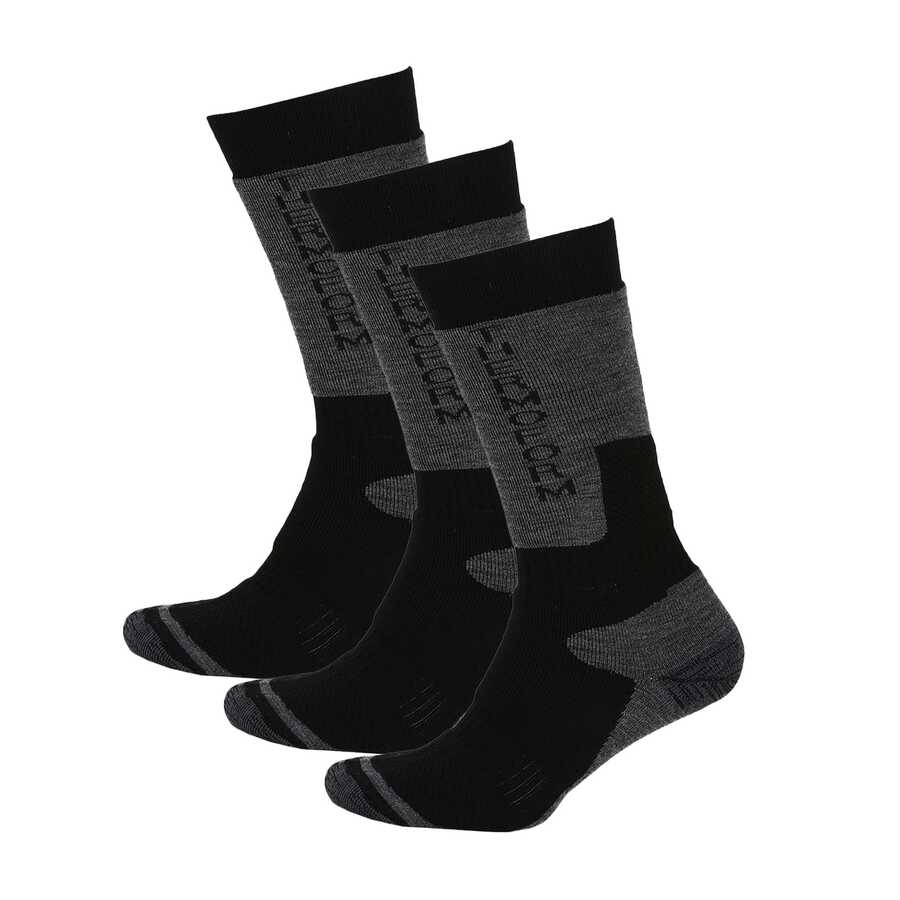  Thermoform Outdoor Çorap Siyah 3'lü Paket