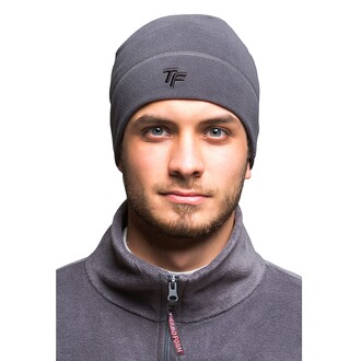 Thermoform Unisex Polar Fleece Beanie Gray