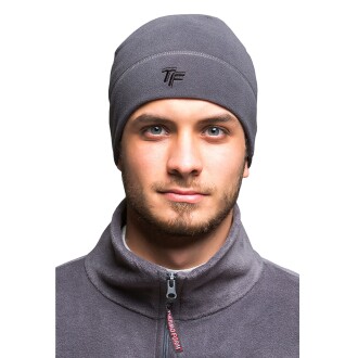 Thermoform Unisex Polar Fleece Beanie Gray