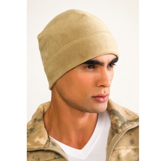 Thermoform Unisex Polar Fleece Beanie Sand