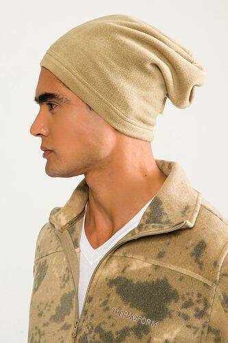 Thermoform Polar Unisex Eldiven Bere Boyunluk Seti Kum - 9