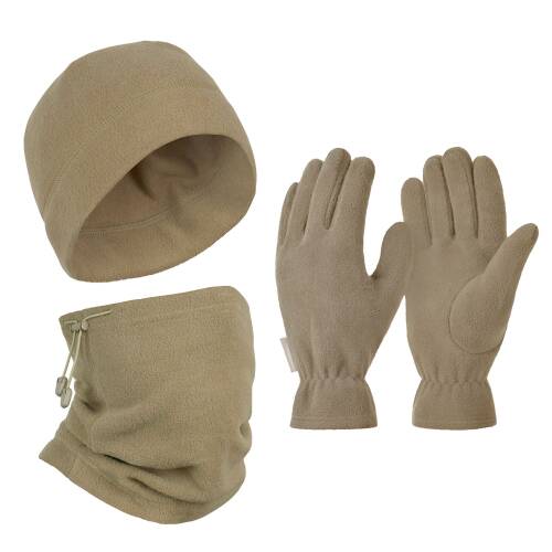 Thermoform Polar Unisex Eldiven Bere Boyunluk Seti Kum - 1