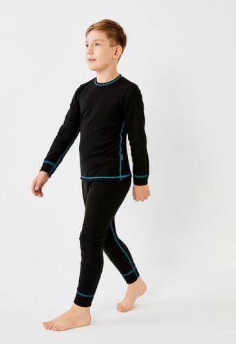 Thermoform Ribana Unisex Çocuk Termal İçlik Set Siyah - 3