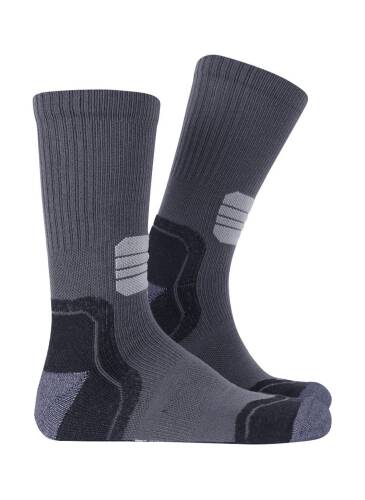 Thermoform Running Çorap Unisex 3'lü Paket Antrasit - 2