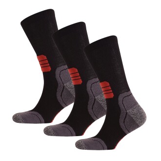 Thermoform Running Çorap Unisex 3'lü Paket Siyah 