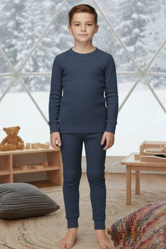 Thermoform Soft Çocuk Termal İçlik Set Takım Lacivert - 2