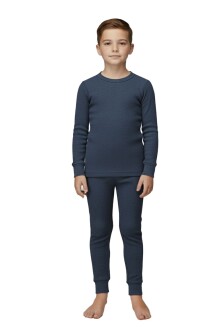 Thermoform Soft Çocuk Termal İçlik Set Takım Lacivert - 4