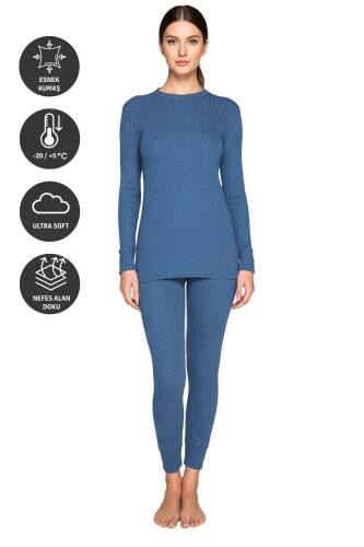 Thermoform Soft Termal Alt ve Üst İçlik Set Lacivert - 2