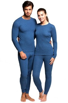 Thermoform Soft Thermal Underwear Set Dark Blue