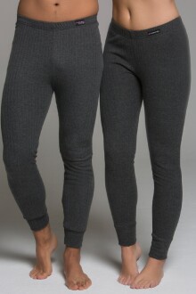 Thermoform Soft Unisex Thermal Long Johns Pants Anthracite