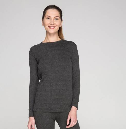 Thermoform Soft Unisex Uzun Kol Fanila Antrasit - 3