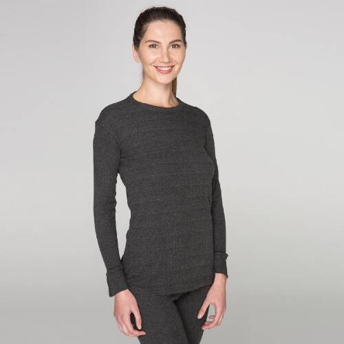 Thermoform Soft Unisex Uzun Kol Fanila Antrasit - 5