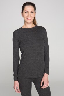 Thermoform Soft Unisex Uzun Kol Fanila Antrasit - 6