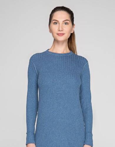 Thermoform Soft Unisex Uzun Kol Termal İçlik Fanila Lacivert - 3