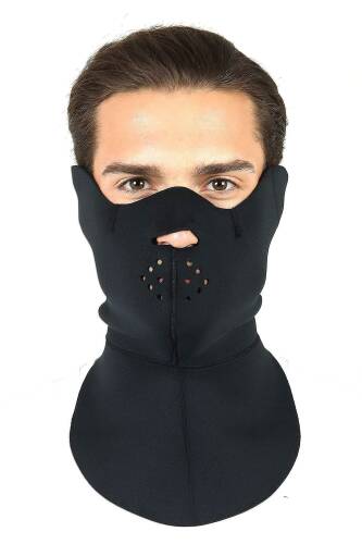 Thermoform Softshell Maske Siyah - 1