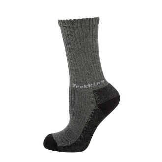 Thermoform Trekking Extra Dolgulu, Darbe Emici Kışlık Unisex Çocuk Çorap 3&apos;lü Paket Antrasit - 5