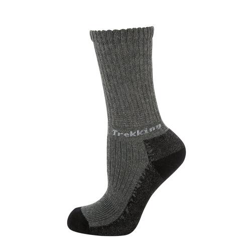 Thermoform Trekking Extra Dolgulu, Darbe Emici Kışlık Unisex Çocuk Çorap 3&apos;lü Paket Antrasit - 5