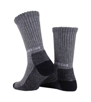 Thermoform Trekking Yürüyüş Kampçı Avcı Çorap Antrasit 3'lü Paket - 3