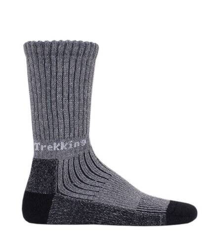 Thermoform Trekking Yürüyüş Kampçı Avcı Çorap Antrasit 3'lü Paket - 6