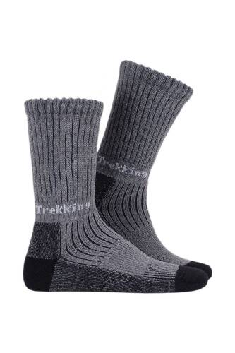 Thermoform Trekking Yürüyüş Kampçı Avcı Çorap Antrasit - 1