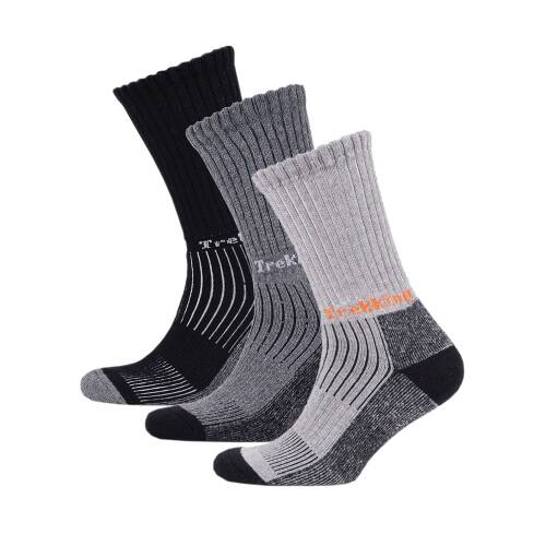 Thermoform Trekking Yürüyüş Kampçı Avcı Çorap Karışık Renk 3'lü Paket - 1