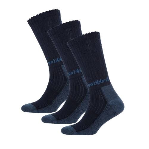 Thermoform Trekking Yürüyüş Kampçı Avcı Çorap Lacivert 3&apos;lü Paket - 1