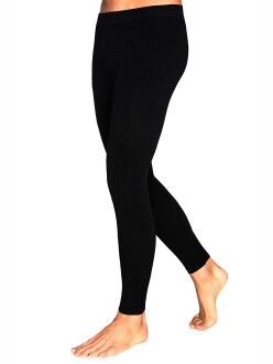 Thermoform Ultimate Merino Erkek Seamless Kışlık Termal Tayt İçlik Pantolon Siyah - 2