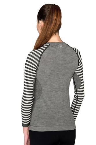 Thermoform Ultimate Merino Kadın Seamless Termal Uzun Kollu İçlik Seti Antrasit - 7