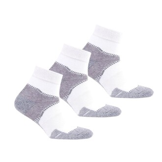 Thermoform Unisex Walking Patik Çorap Beyaz 3'lü Paket - 2