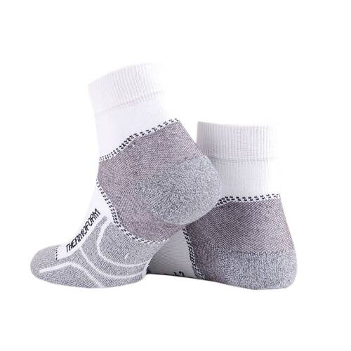 Thermoform Unisex Walking Patik Çorap Beyaz 3'lü Paket - 4