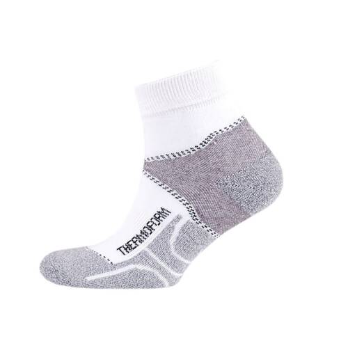 Thermoform Unisex Walking Patik Çorap Beyaz 3'lü Paket - 6