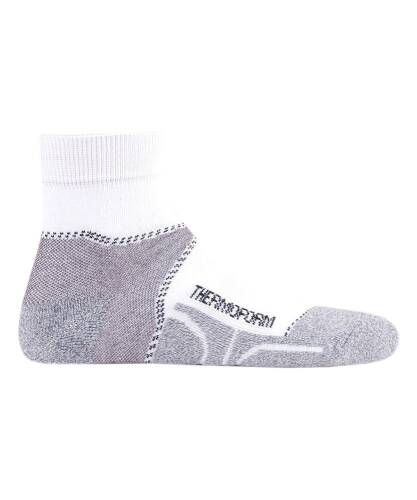 Thermoform Unisex Walking Patik Çorap Beyaz - 2