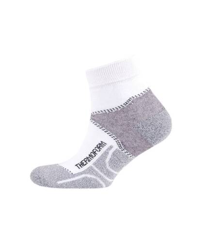 Thermoform Unisex Walking Patik Çorap Beyaz - 4