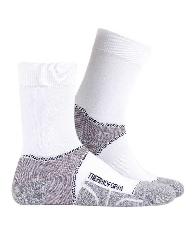  Thermoform Unisex Walking Uzun Çorap Beyaz