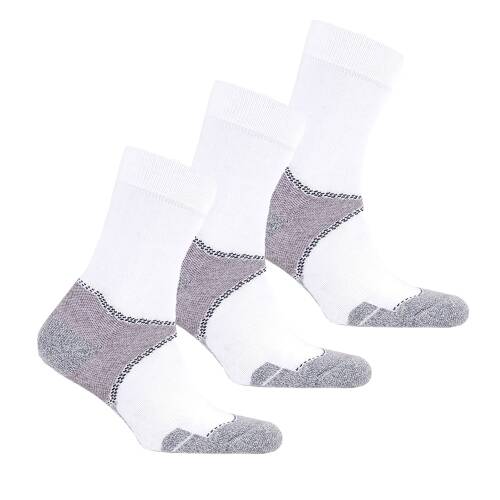 Thermoform Unisex Walking Uzun Çorap Beyaz 3'lü Paket - 2