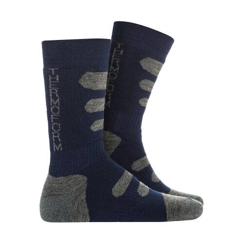 Thermoform Winter Dolgulu Kışlık Unisex Outdoor Çorap 3'lü Paket Siyah - 2