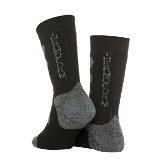 Thermoform Winter Dolgulu Kışlık Unisex Outdoor Çorap 3'lü Paket Siyah - 3