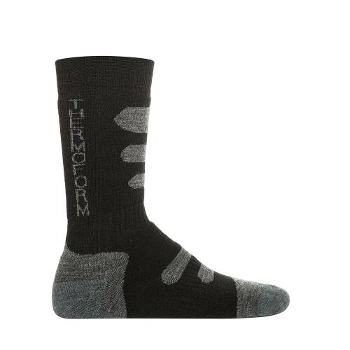 Thermoform Winter Dolgulu Kışlık Unisex Outdoor Çorap Siyah - 5