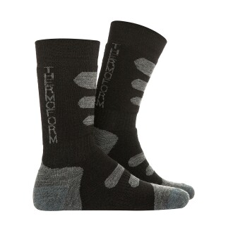 Thermoform Winter Dolgulu Kışlık Unisex Outdoor Çorap Siyah 